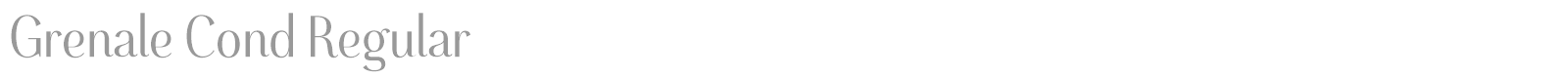 Grenale font preview